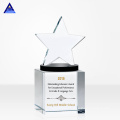 Trophy Metal Award Stress Ball Star Shaped Crystal